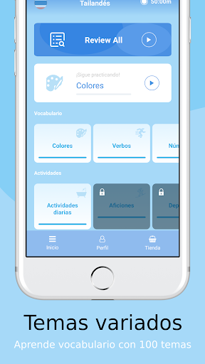 Vista previa de la aplicación