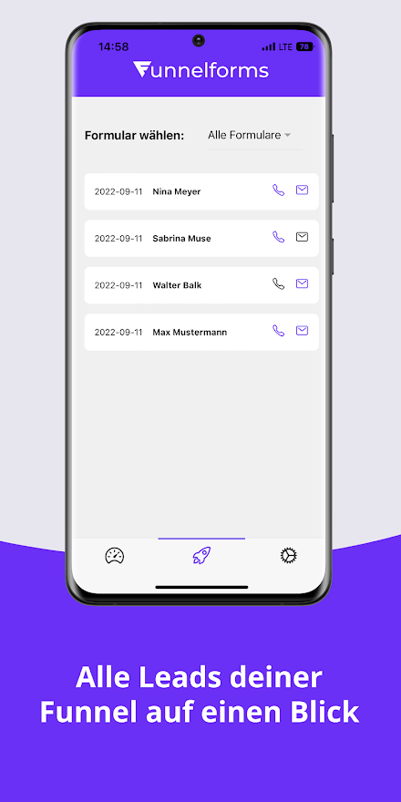 Funnelforms Screen 2