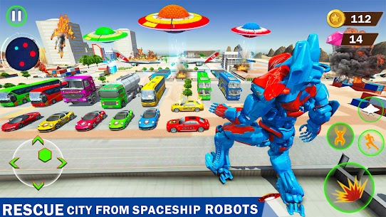 لعبة روبوت سفينة الفضاء – تحويل سيارة روبوت حافلة 5