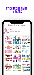Stickers de Amor y Frases