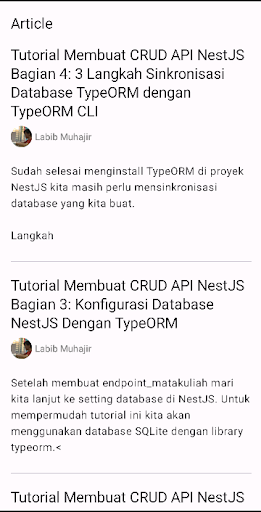 Android application Ingatkoding screenshort