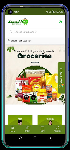Jansukh Cart - Online Shopping Screen 2