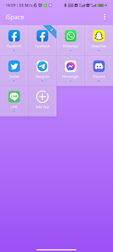 Android application iCloneSpace screenshort