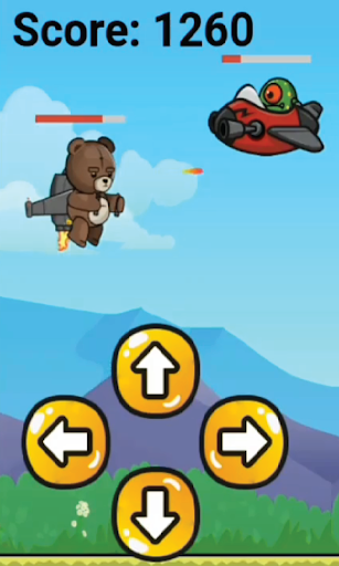 Jetpack Bear Adventure Screen 2
