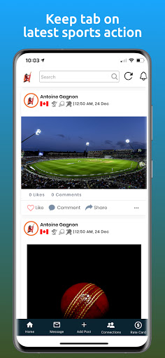 Android application UInSports screenshort