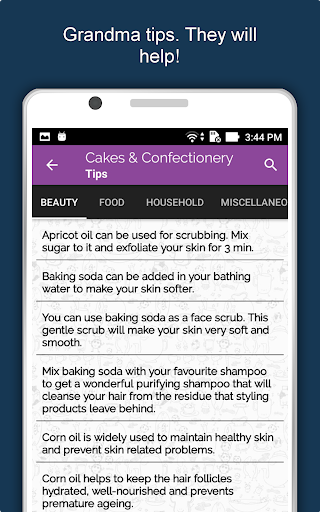 Screenshot of Cake Recipes, Baking Recipes
