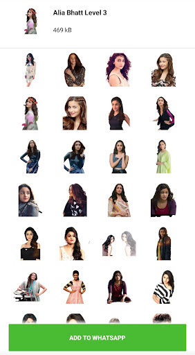 Alia Bhatt Stickers