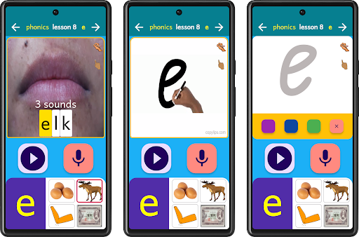 Copylips Phonics and Decoding Screen 2