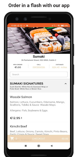 Android application Sumaki screenshort
