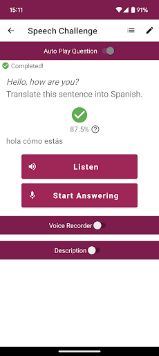 Speakraft Screen 2