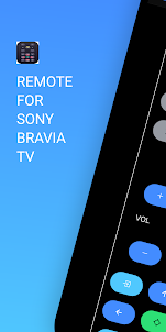Remote for Sony Bravia TVs