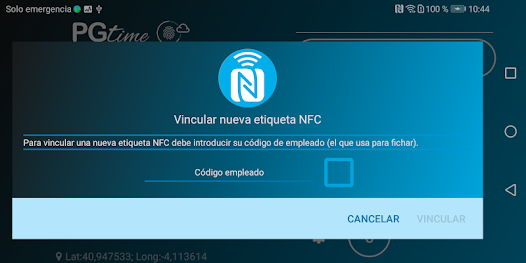 Control Horario con NFC