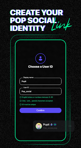 Pop Social: Web3 Create & Earn Screen 3