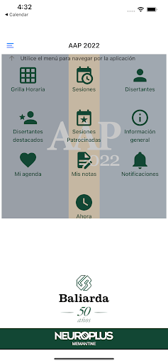 Android application Congreso AAP 2023 screenshort