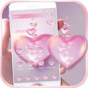 Pink Love theme for girls  Icon