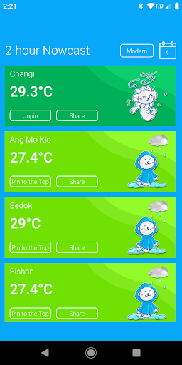 Anteprima dell'app