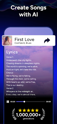 Screenshot of AI Music Maker - Melodia