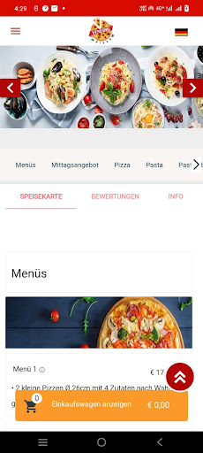 Pizza Venedig Friedrichshall Screen 2