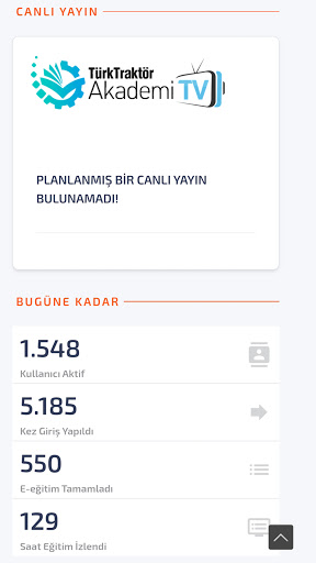Android application Türk Traktör Akademi screenshort