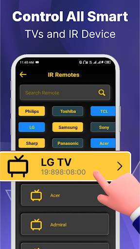 Universal Smart Tv Remote Ctrl Screen 2
