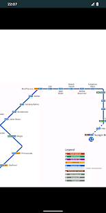 Singapore Metro Map MRT & LRT Screenshot