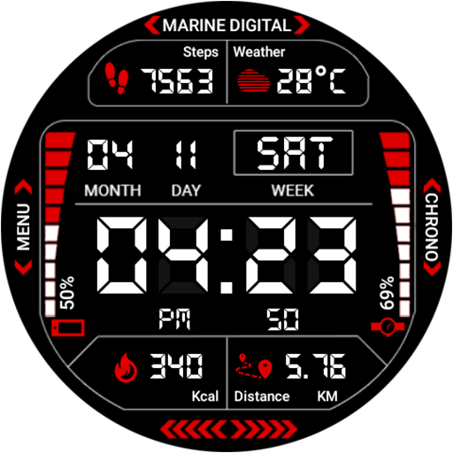 Marine Digital 2 Watch Face  Icon