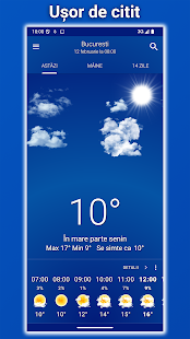 Prognoza meteo: Cer senin Screenshot
