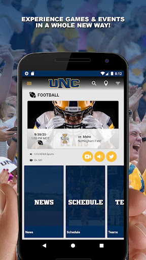 UNC Bears Athletics Screenshot 1 - AppWisp.com