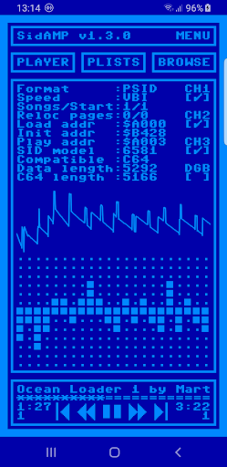 SidAMP Screen 2