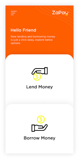 Android application ZaPay screenshort