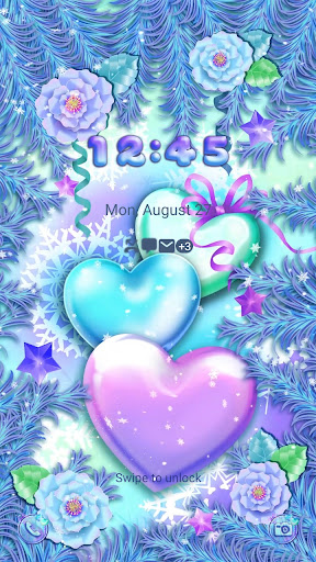 Winter Heart Bounce- Wallpaper Screen 2