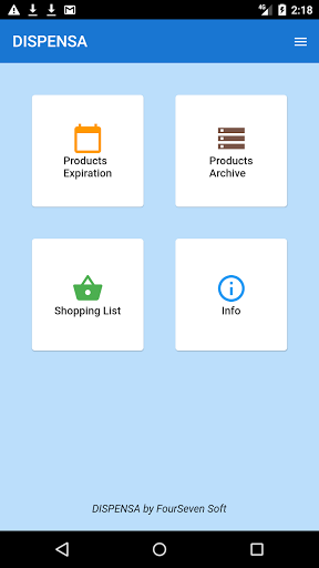 Android application Dispensa - No Waste No Buy screenshort