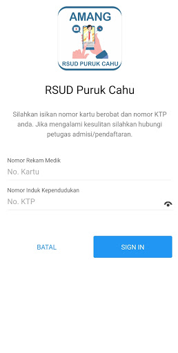 AMANG RSUD Puruk Cahu Screen 2