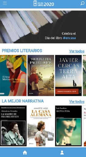 Android application Biblioteca Día del Libro screenshort