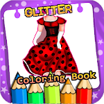 Cover Image of Download Coloring dress ladybug book glitter art 1.1 APK