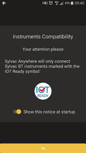 Android application Sylvac Anywhere screenshort