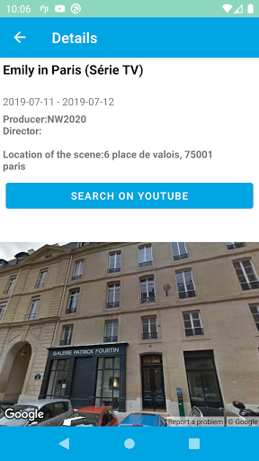 Filming locations in Paris Screen 3