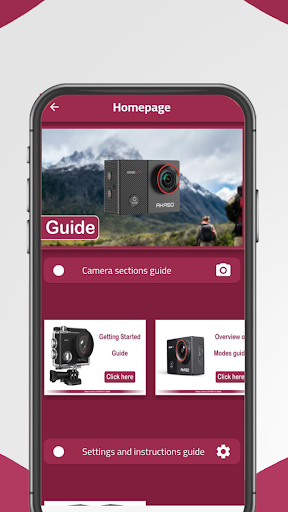 Akaso Camera EK7000 Pro Guide Screen 2