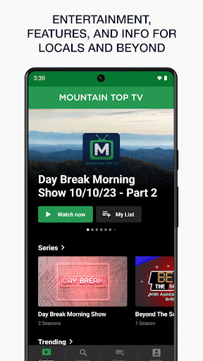 Mountain Top TV Screen 2