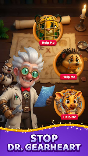 Animal Crush: Match‑3 Rescue screenshot 2