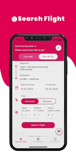 Android application CELOT: Flight Deals & Booking screenshort