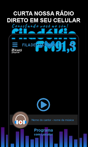 Android application FILADELFIA RÁDIO WEB screenshort