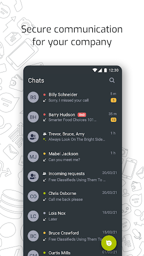 Android application OKG Connect screenshort