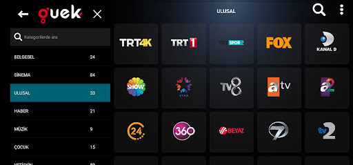 Guek IPTV Screen 2