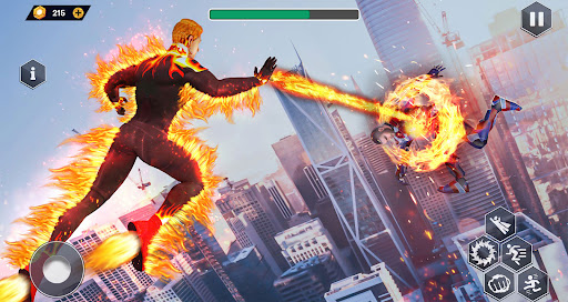 Android application Fire Superhero Rescue Missions screenshort