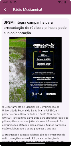 Rádio Medianeira Screenshot