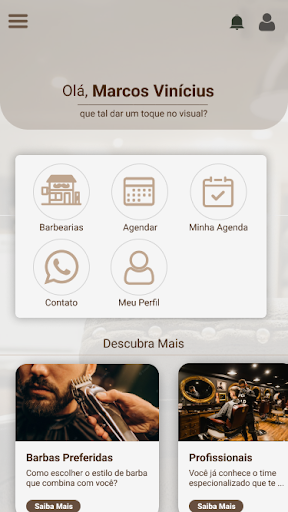Android application Barber Express screenshort