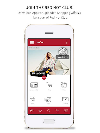 Android application 109F Brand App Redhot Rewards screenshort