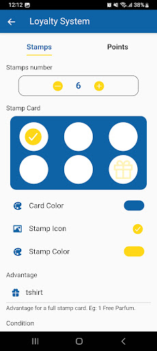 E-stamp Screen 2