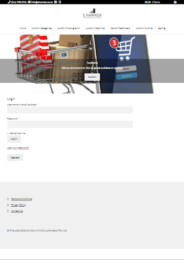 Android application E Hawker screenshort